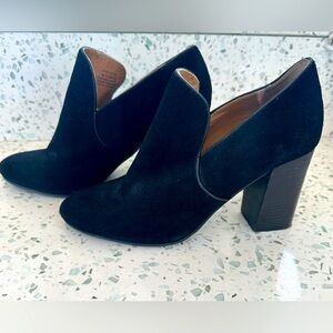 Lucky Brand Suede Booties, Size 8 1/2